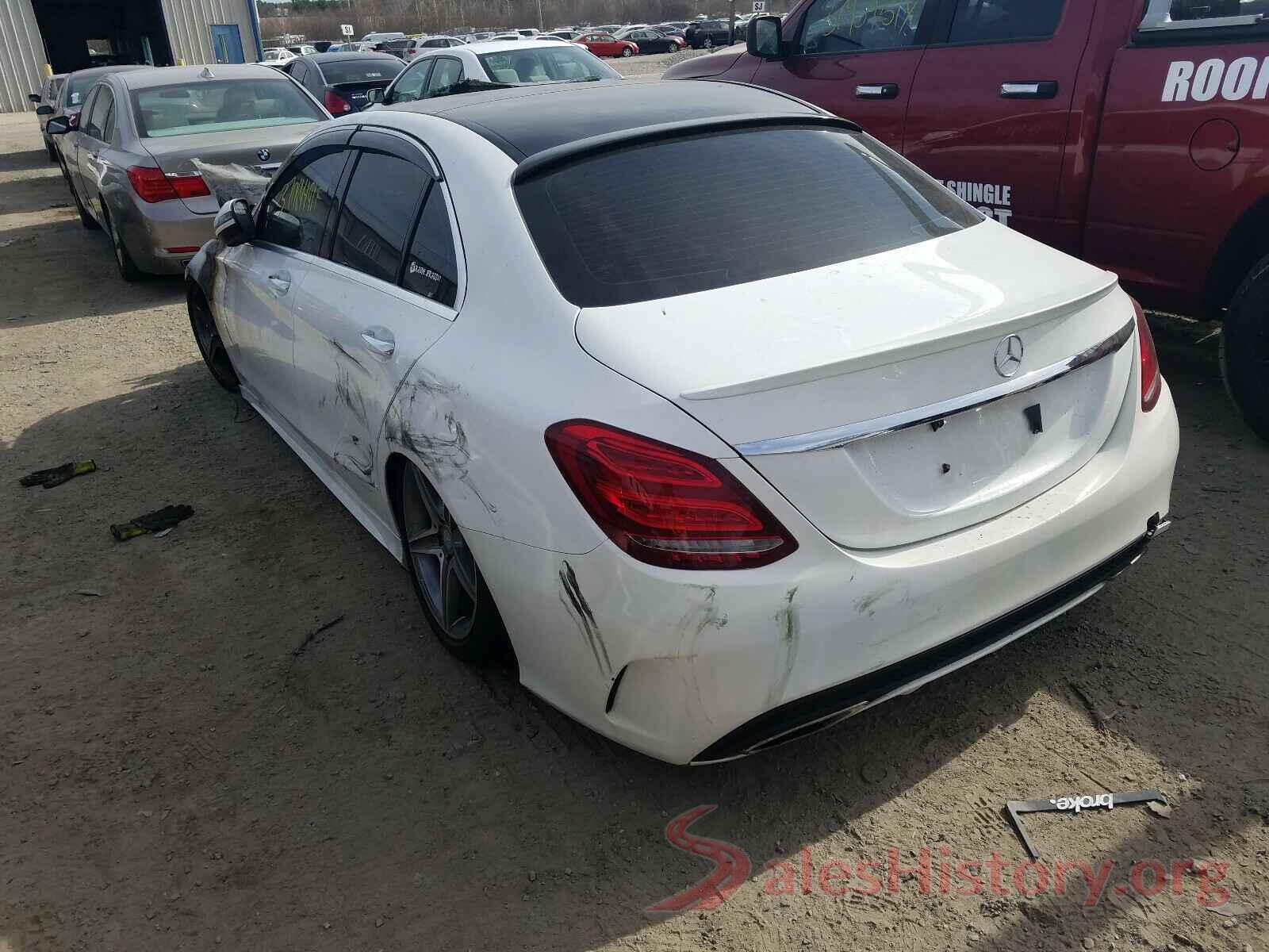 55SWF4KB8HU183366 2017 MERCEDES-BENZ C CLASS