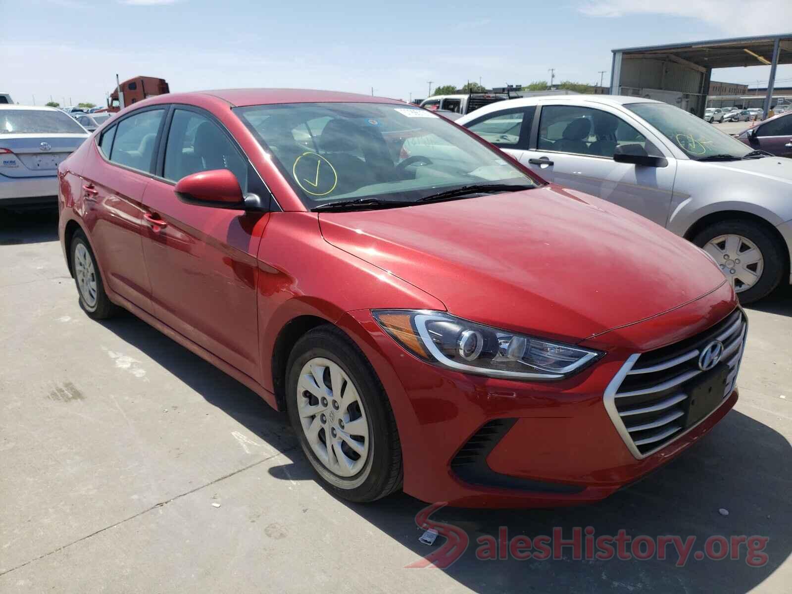 5NPD74LFXJH294676 2018 HYUNDAI ELANTRA