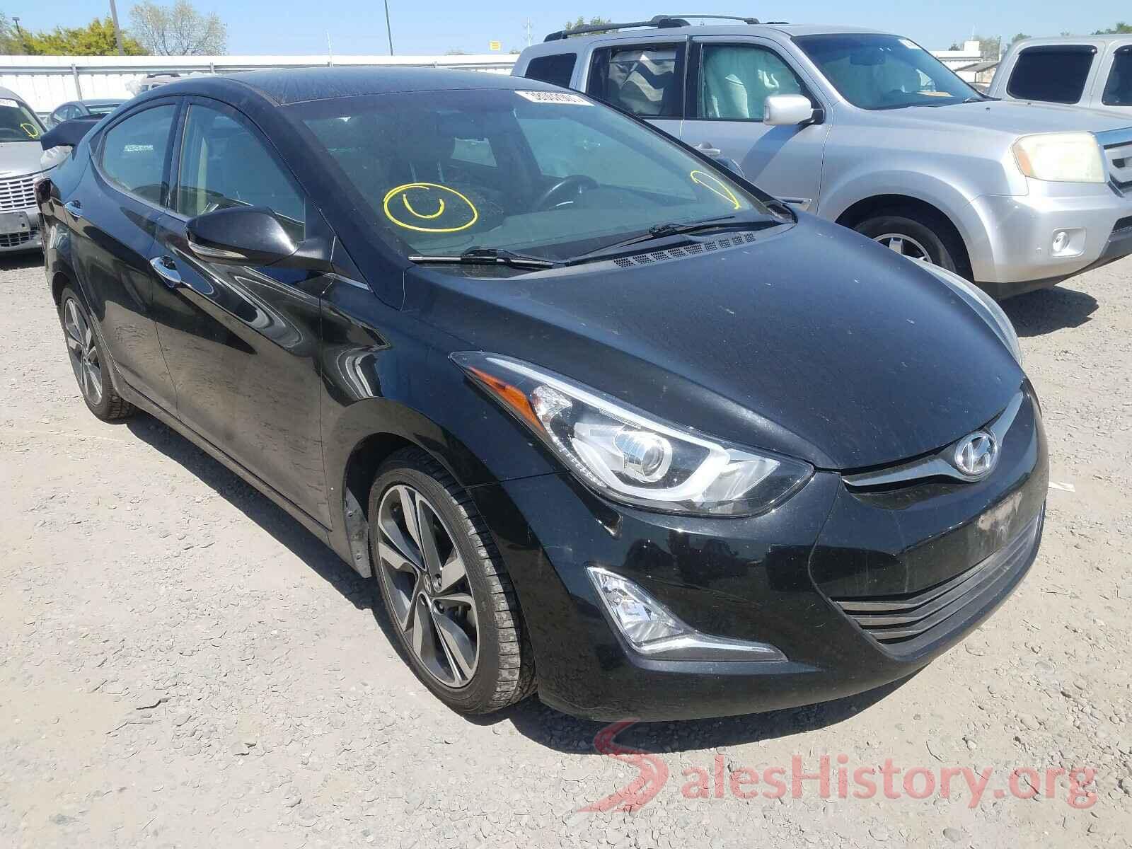 KMHDH4AE6GU597956 2016 HYUNDAI ELANTRA