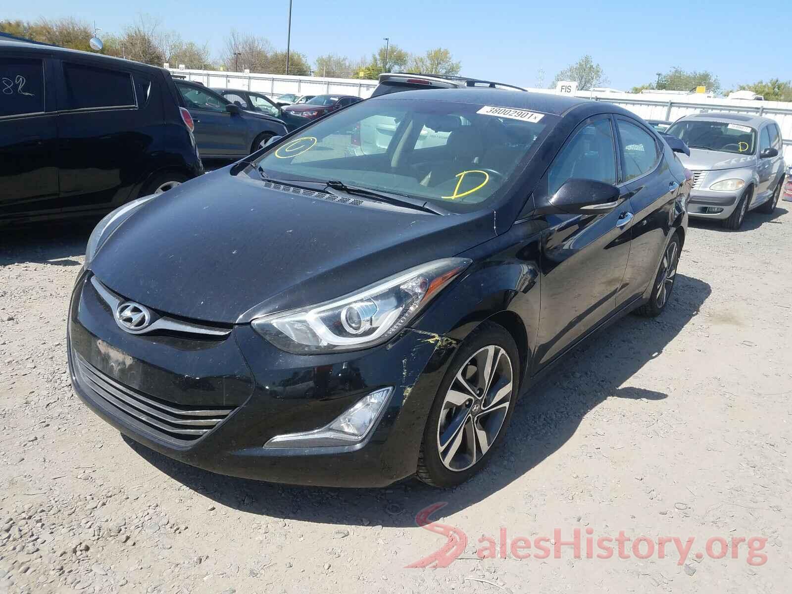 KMHDH4AE6GU597956 2016 HYUNDAI ELANTRA