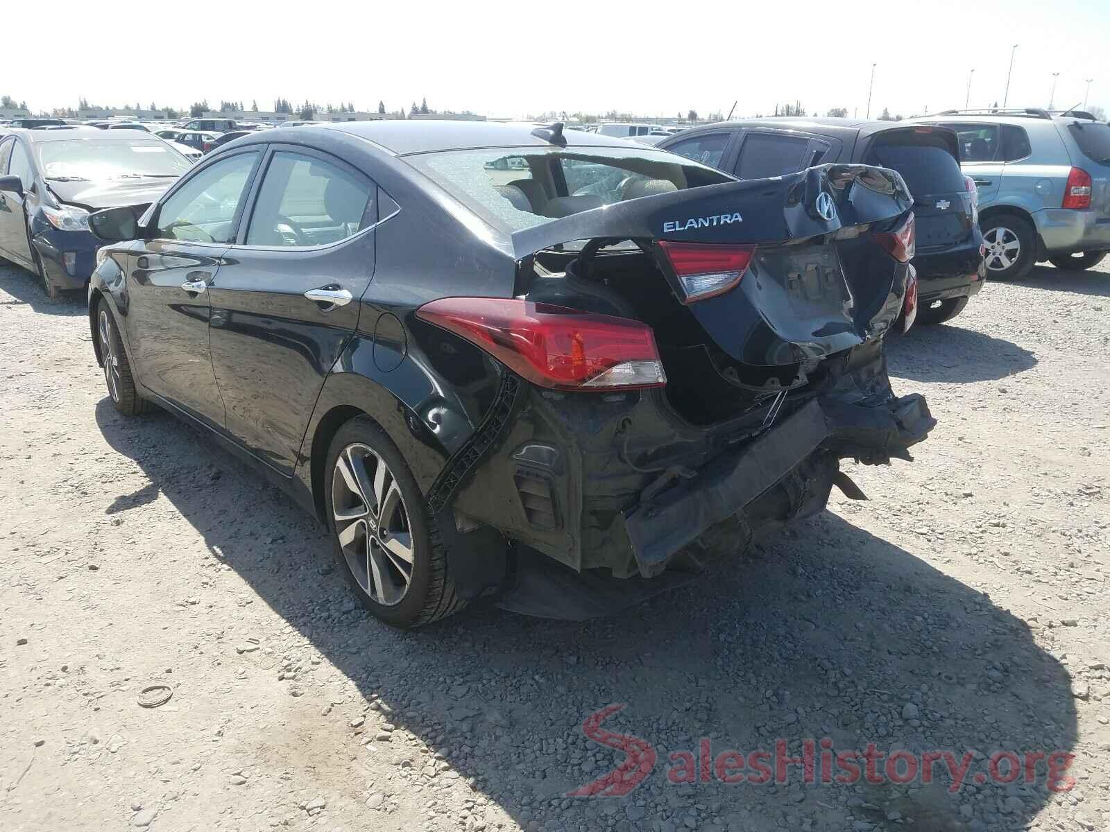 KMHDH4AE6GU597956 2016 HYUNDAI ELANTRA