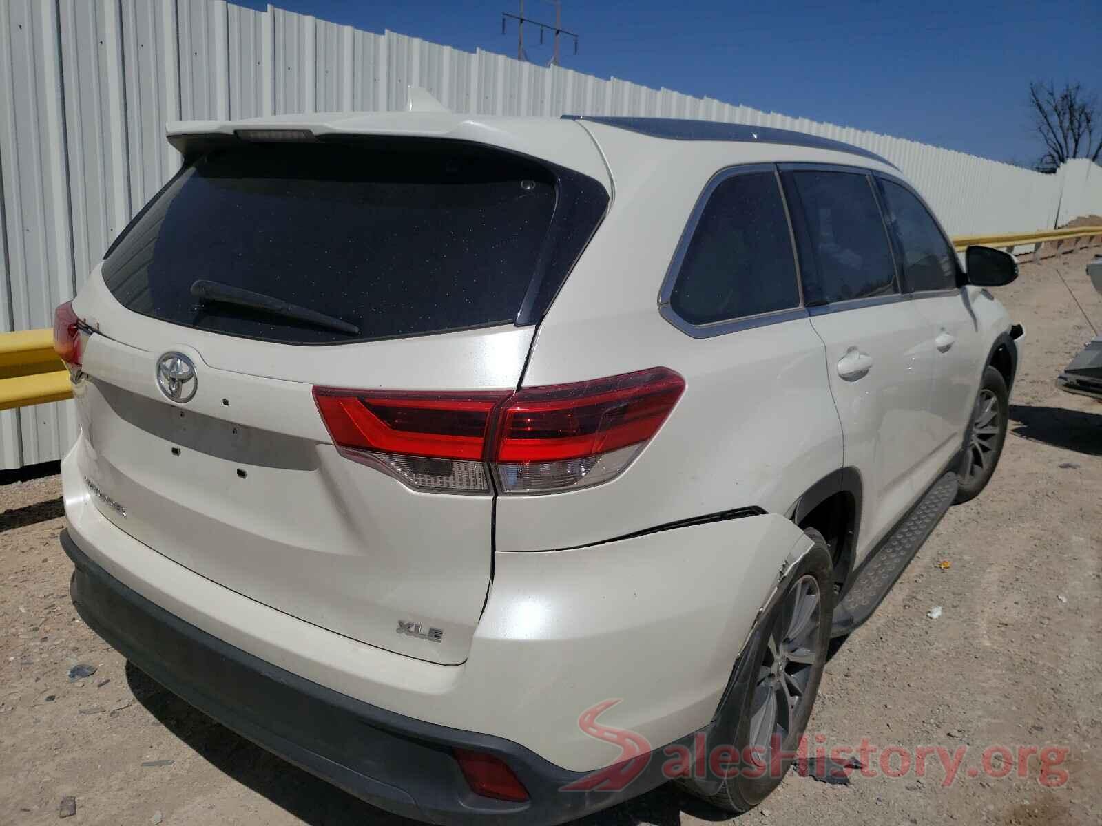 5TDKZRFH0KS570886 2019 TOYOTA HIGHLANDER