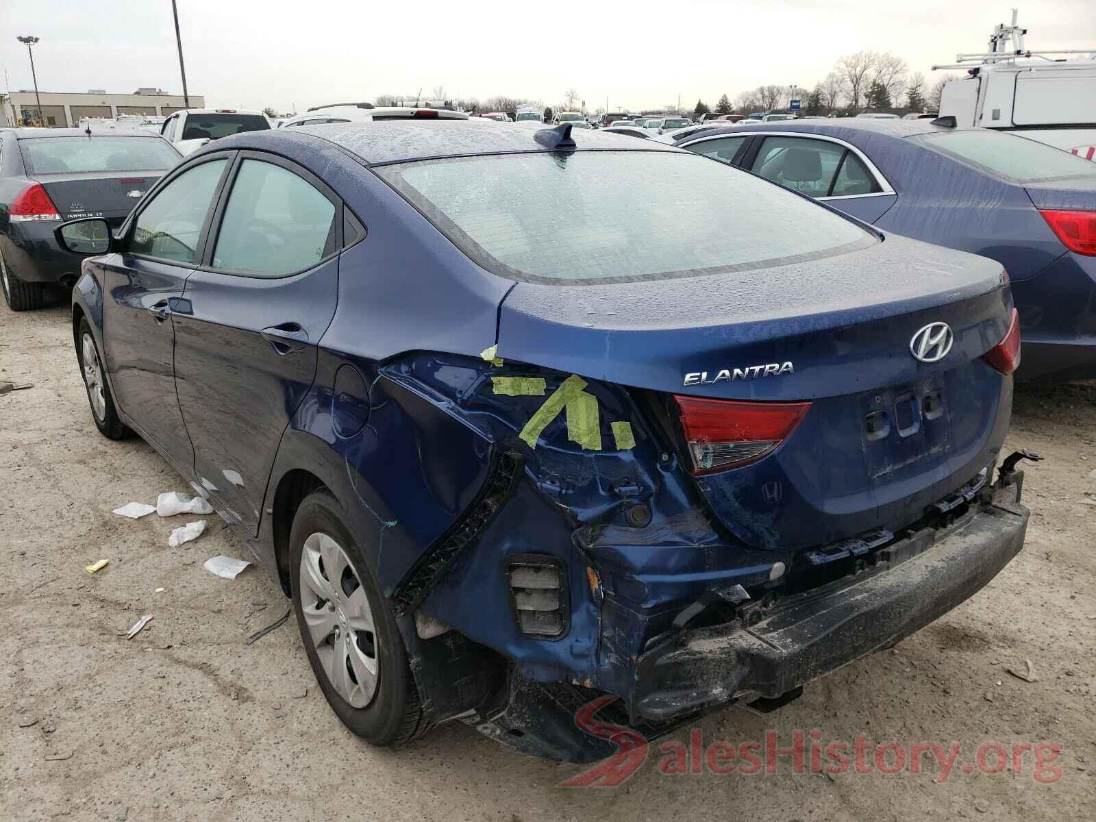 5NPDH4AE6GH775850 2016 HYUNDAI ELANTRA