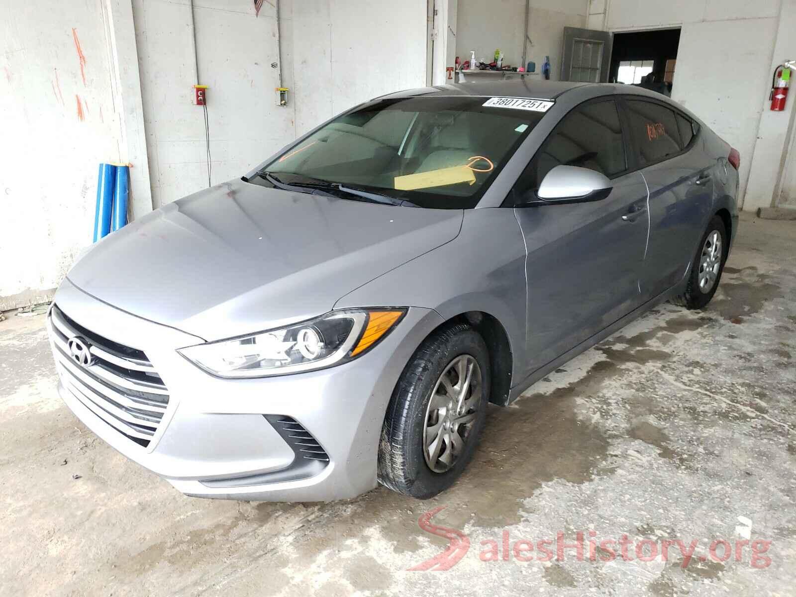 5NPD74LF7HH166387 2017 HYUNDAI ELANTRA