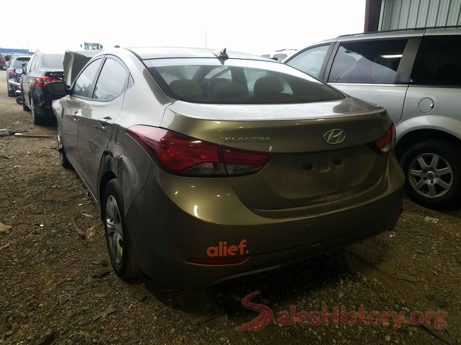 5NPDH4AE2GH704449 2016 HYUNDAI ELANTRA