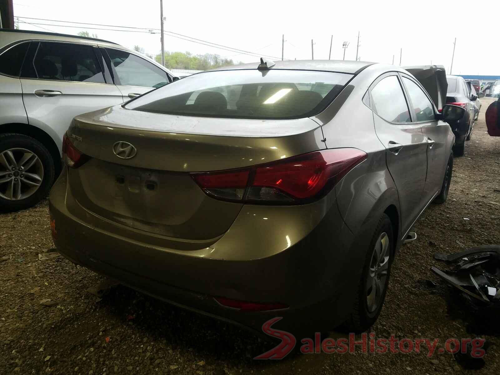 5NPDH4AE2GH704449 2016 HYUNDAI ELANTRA