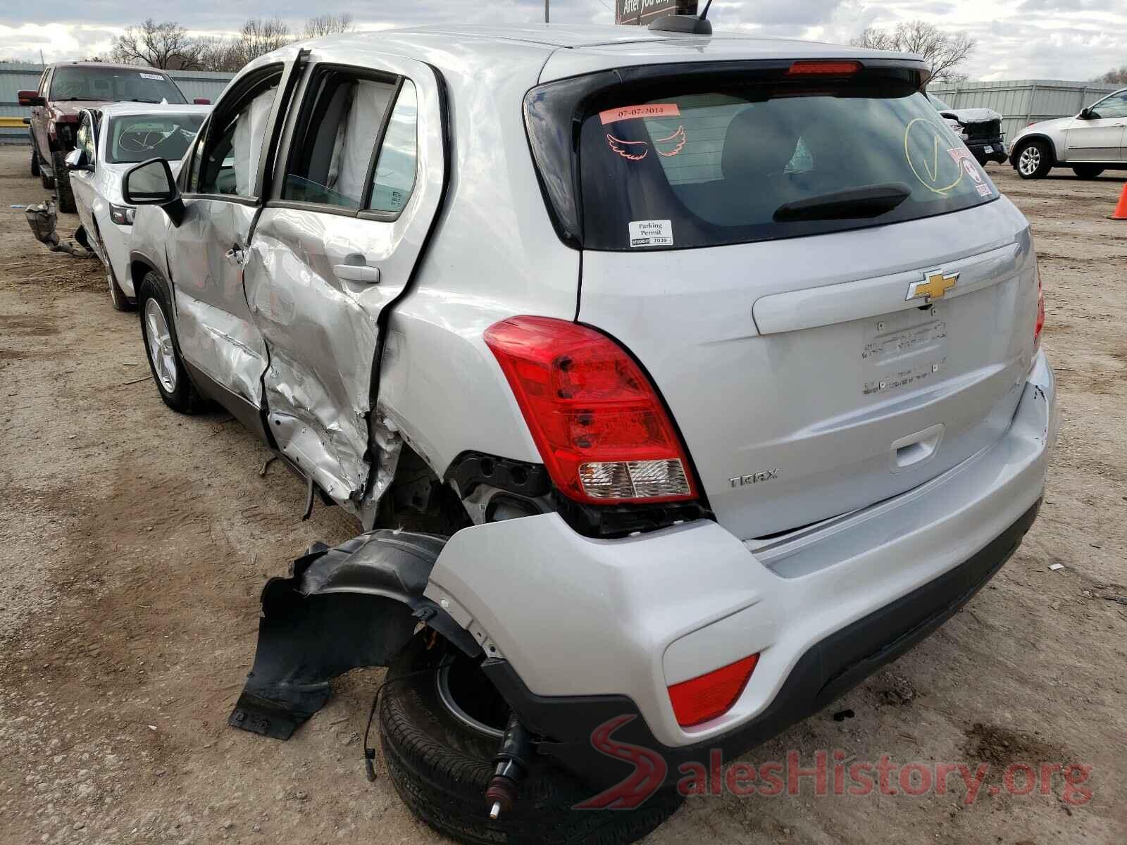 3GNCJKSB4KL222204 2019 CHEVROLET TRAX