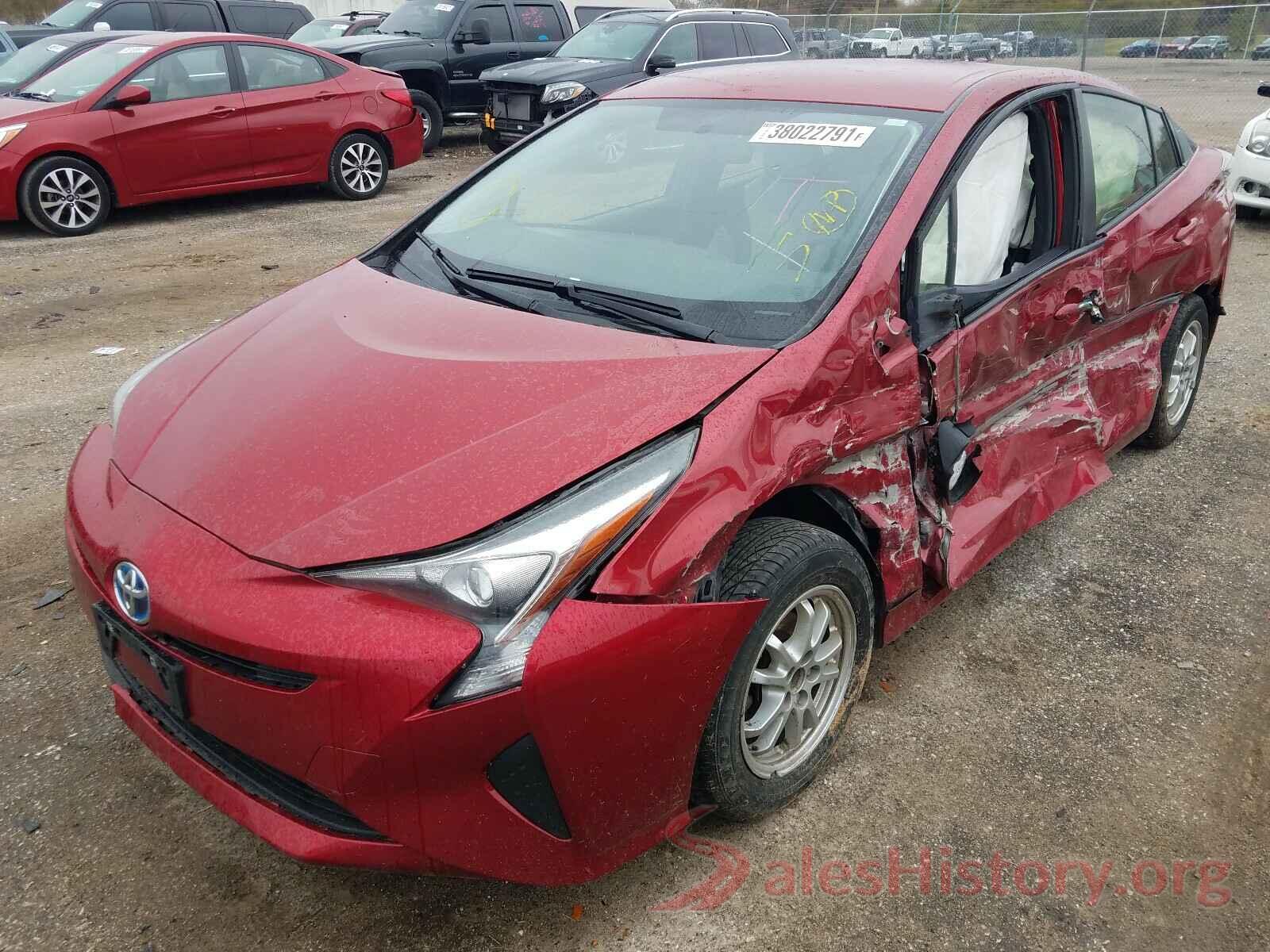 JTDKBRFU8G3515158 2016 TOYOTA PRIUS