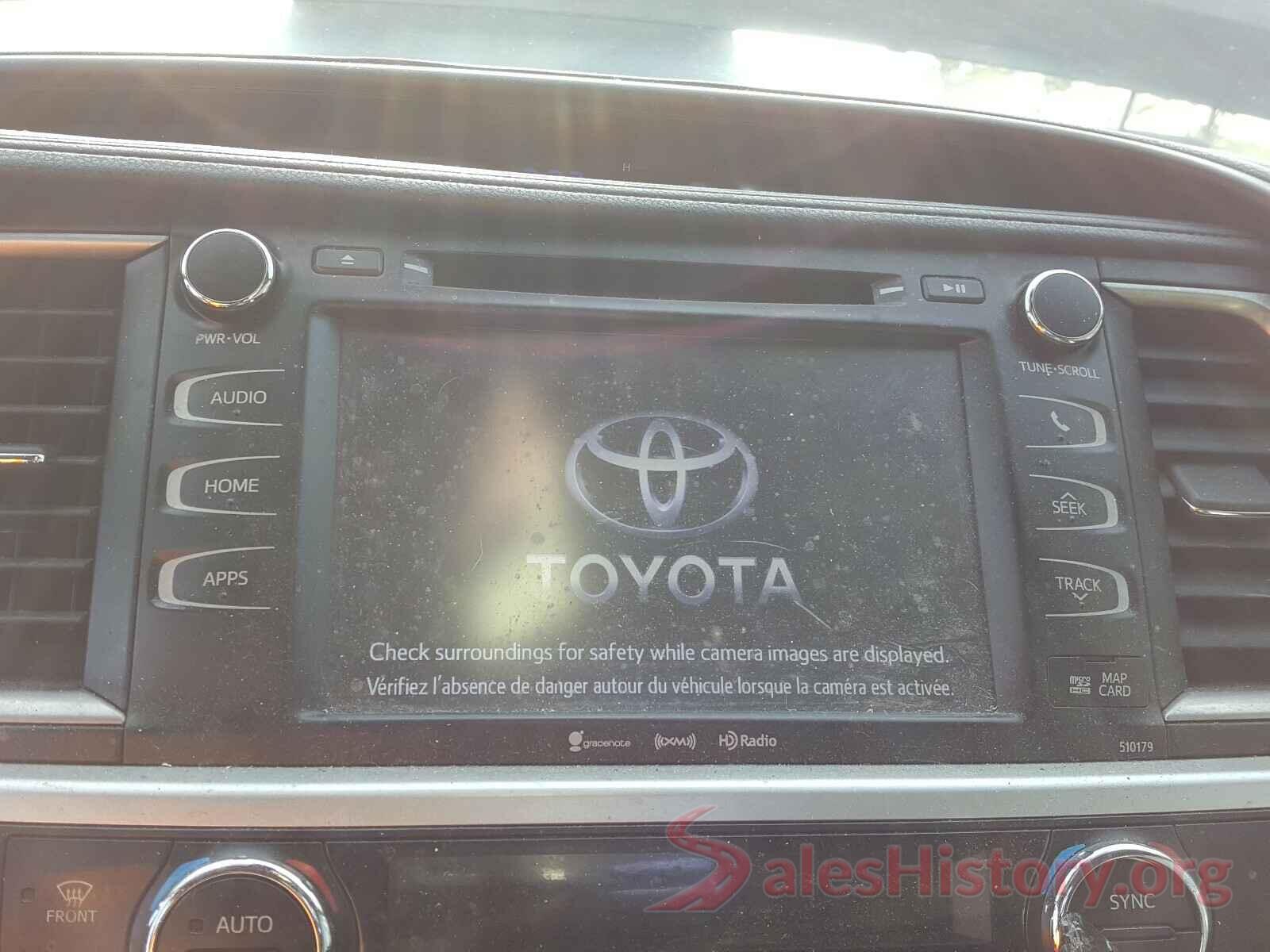 5TDJZRFH3HS435342 2017 TOYOTA HIGHLANDER