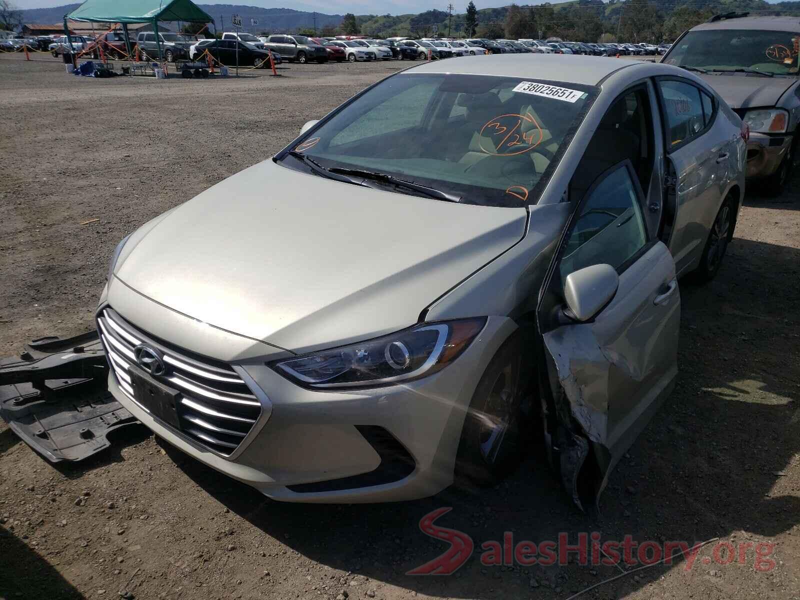 5NPD84LF4HH195035 2017 HYUNDAI ELANTRA