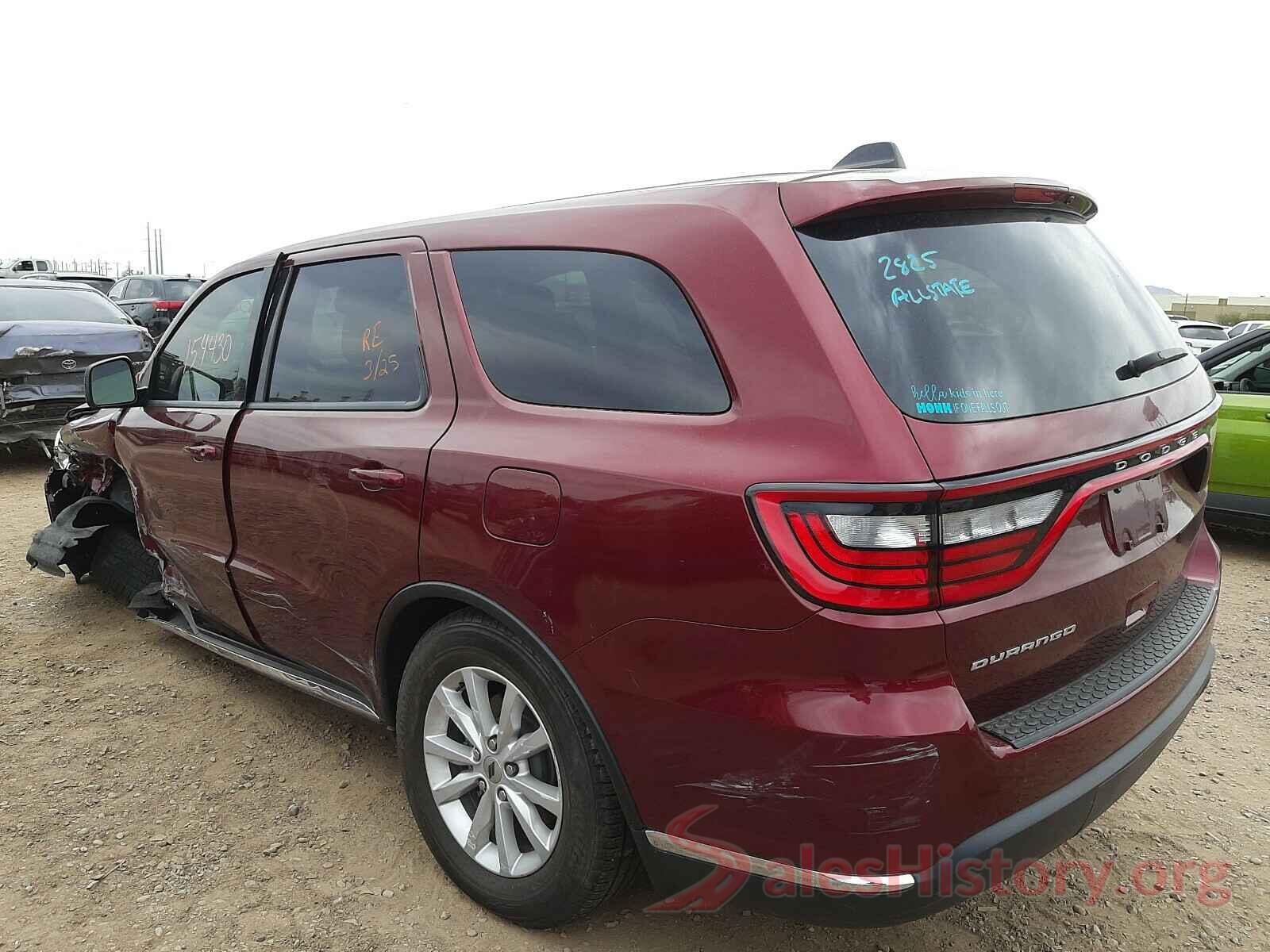 1C4RDHAG9KC559344 2019 DODGE DURANGO