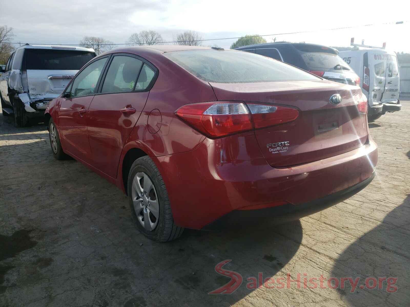 KNAFK4A61G5600891 2016 KIA FORTE