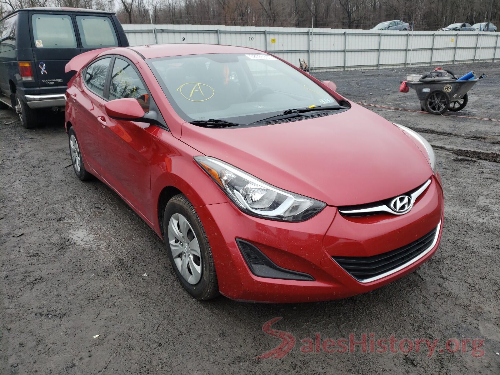 KMHDH4AE1GU517608 2016 HYUNDAI ELANTRA