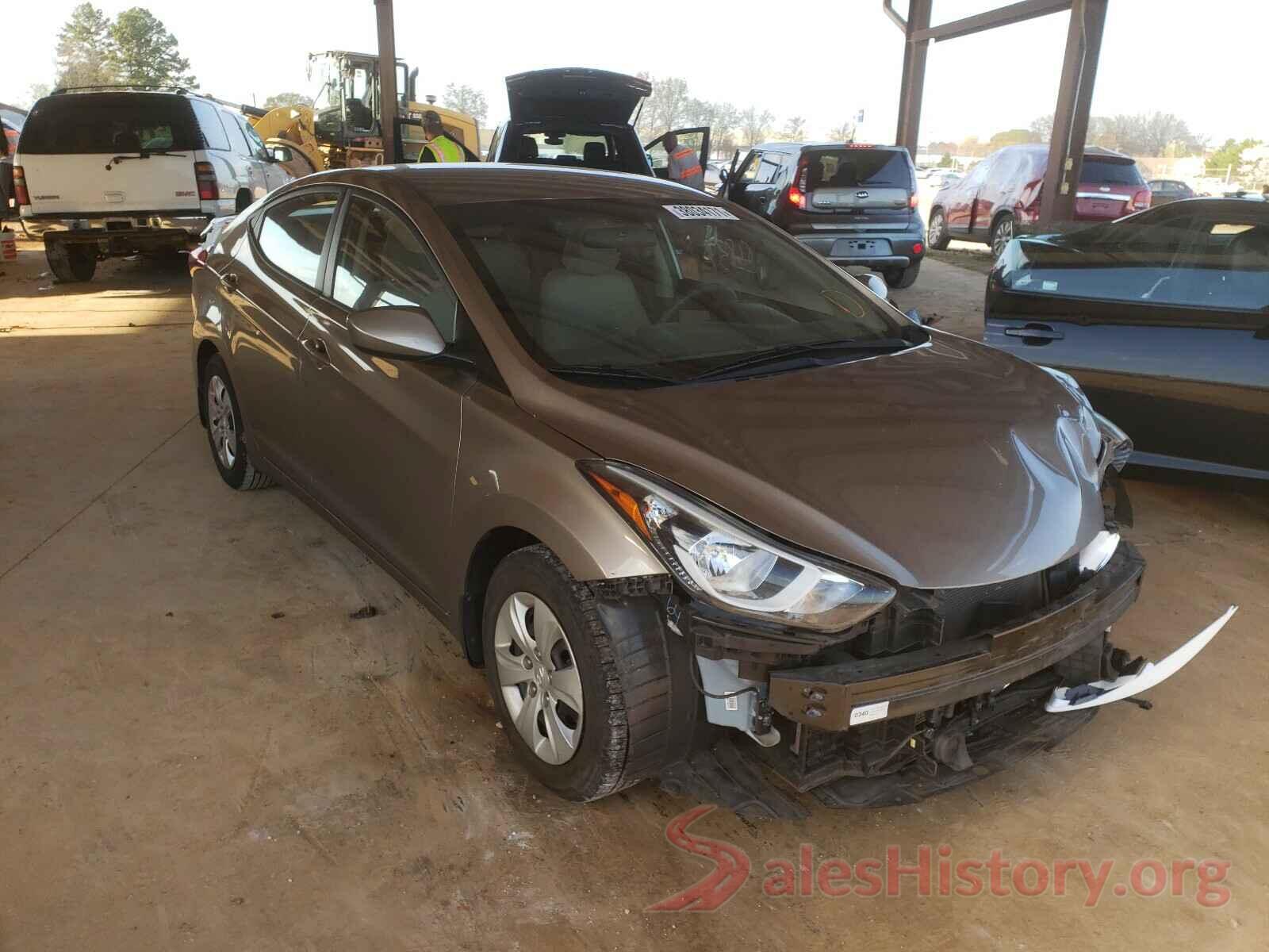 5NPDH4AE0GH785208 2016 HYUNDAI ELANTRA