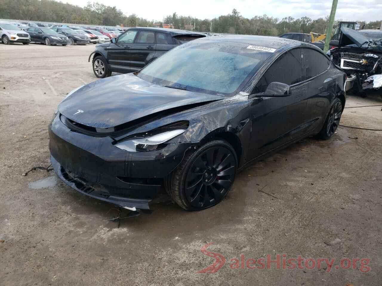 5YJ3E1EC7NF268849 2022 TESLA MODEL 3