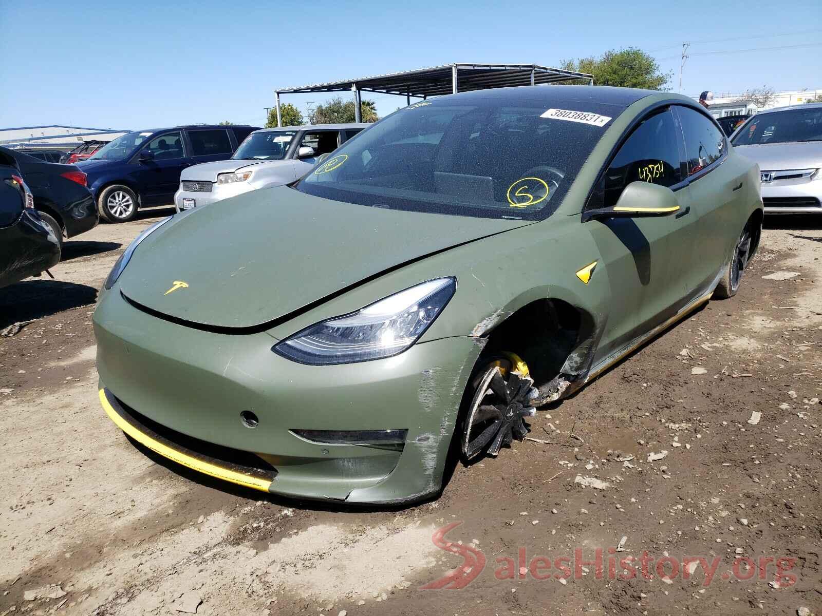 5YJ3E1EB6KF205874 2019 TESLA MODEL 3