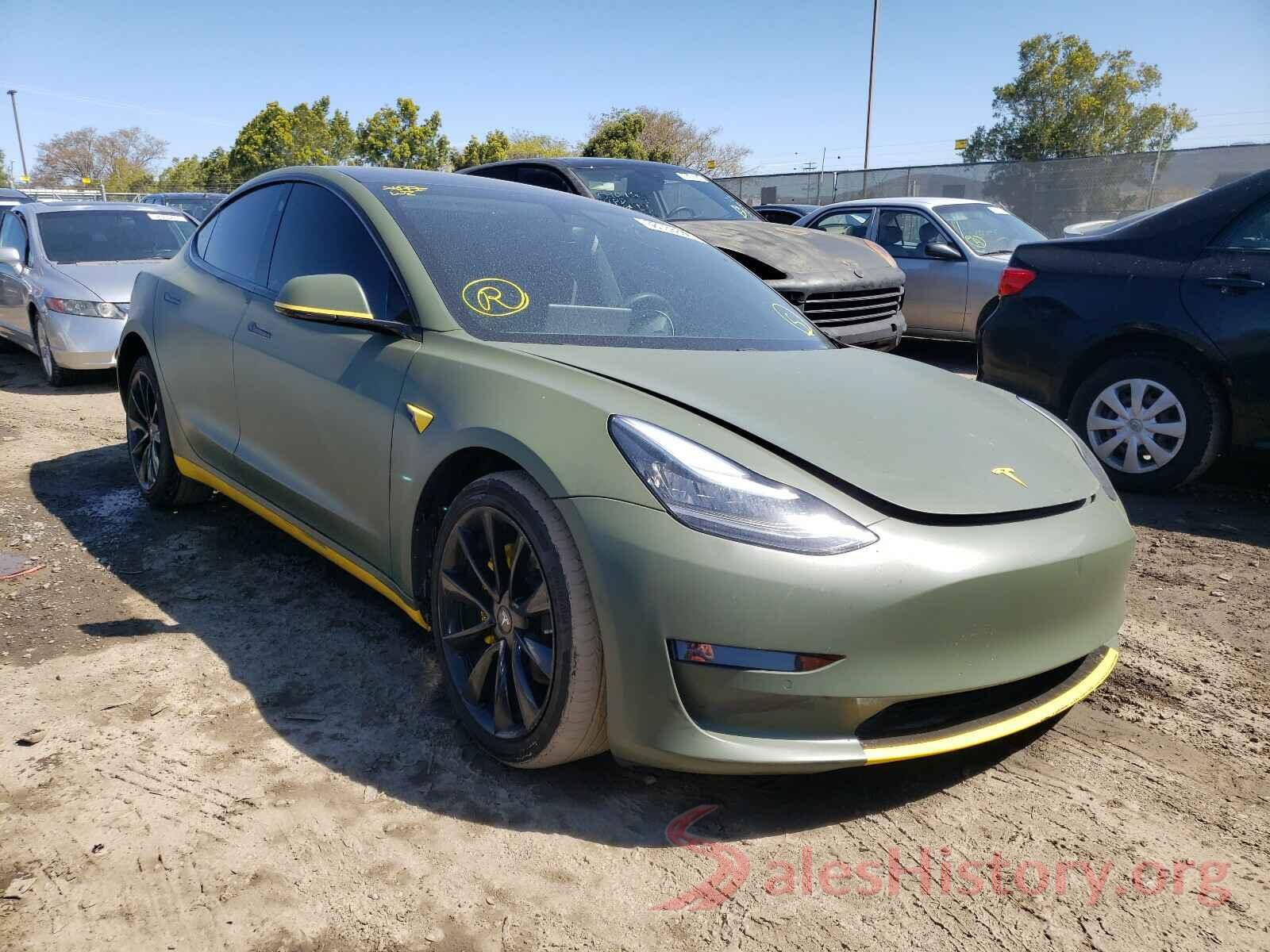 5YJ3E1EB6KF205874 2019 TESLA MODEL 3