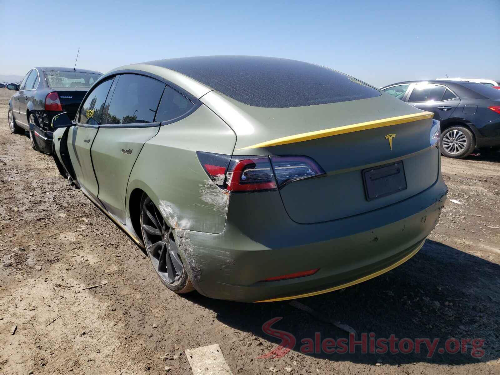 5YJ3E1EB6KF205874 2019 TESLA MODEL 3