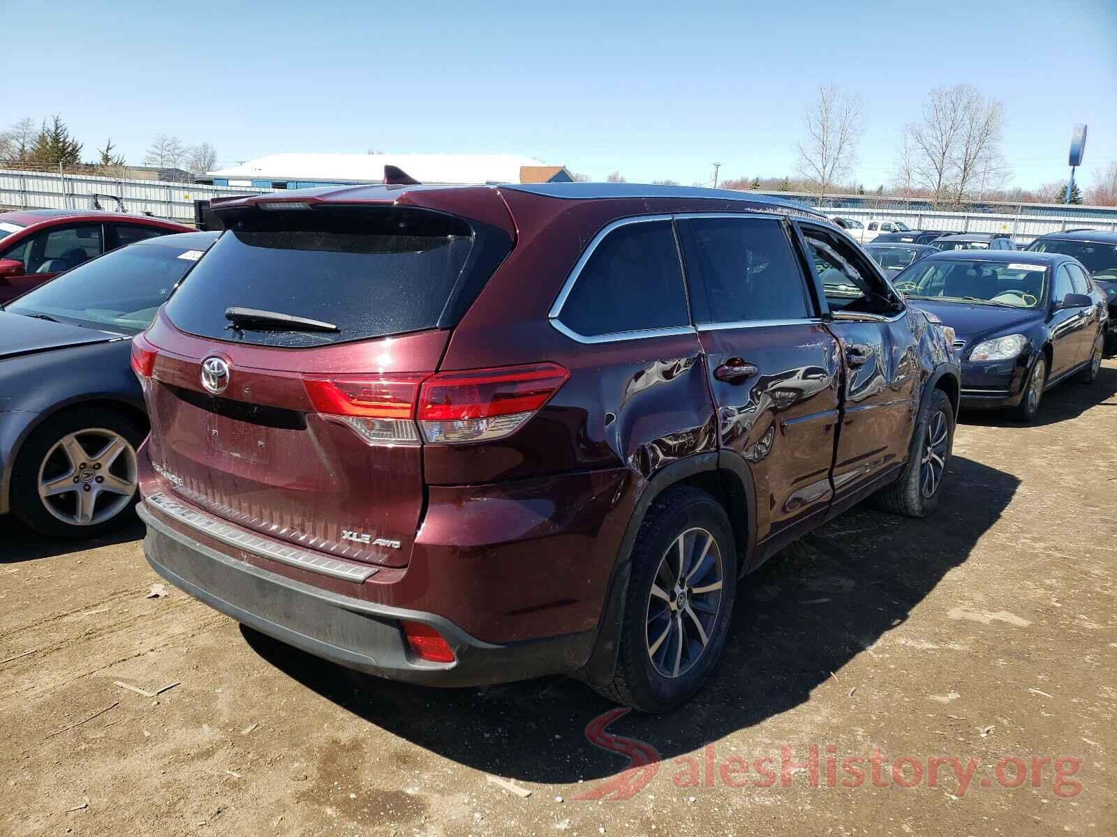 5TDJZRFH6JS858079 2018 TOYOTA HIGHLANDER