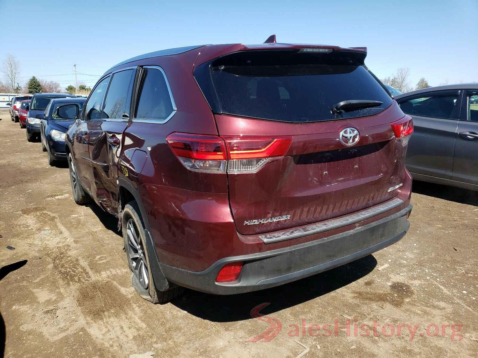 5TDJZRFH6JS858079 2018 TOYOTA HIGHLANDER