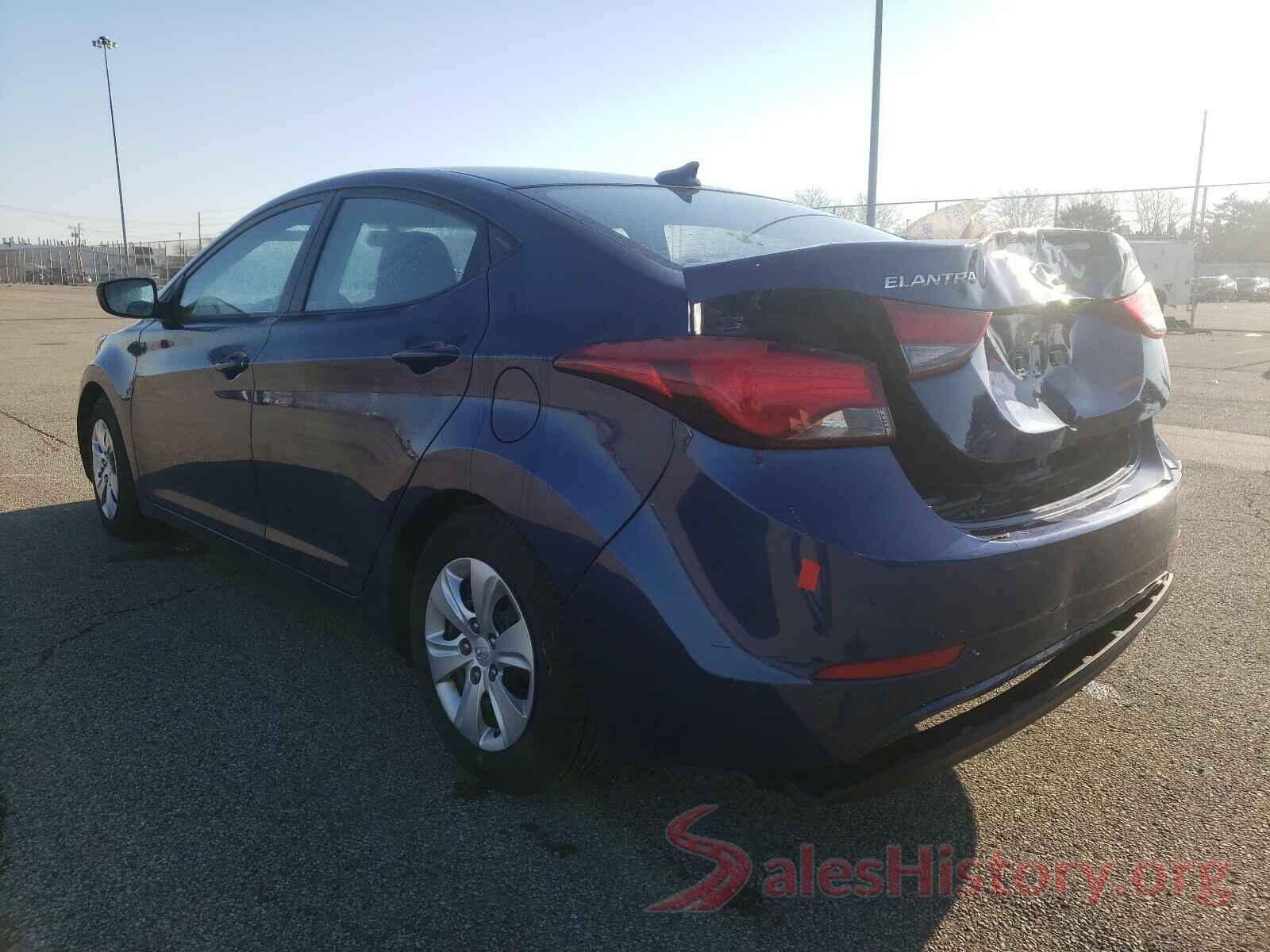 5NPDH4AE5GH719009 2016 HYUNDAI ELANTRA