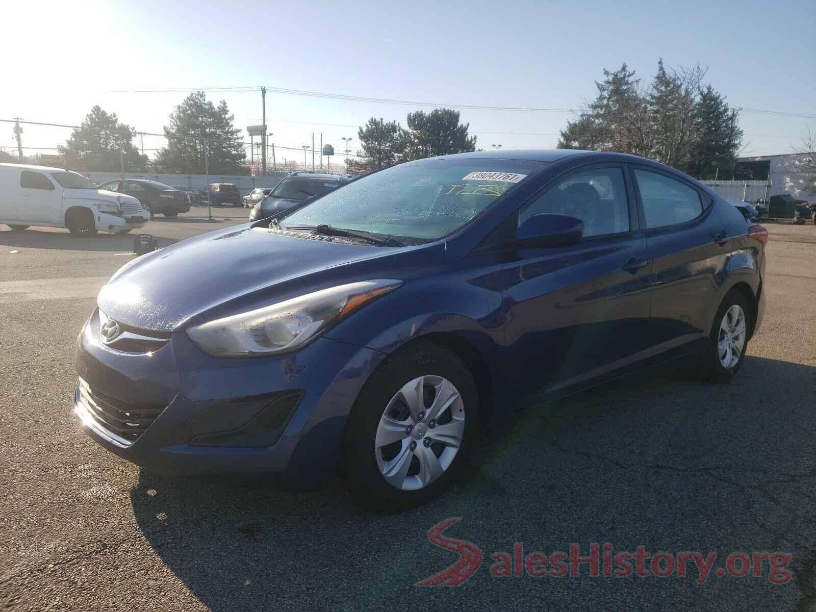 5NPDH4AE5GH719009 2016 HYUNDAI ELANTRA