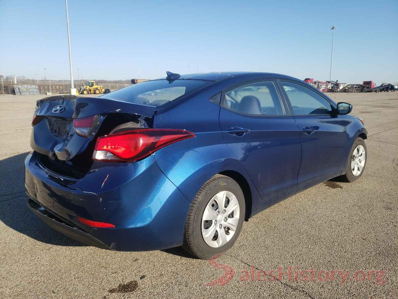 5NPDH4AE5GH719009 2016 HYUNDAI ELANTRA