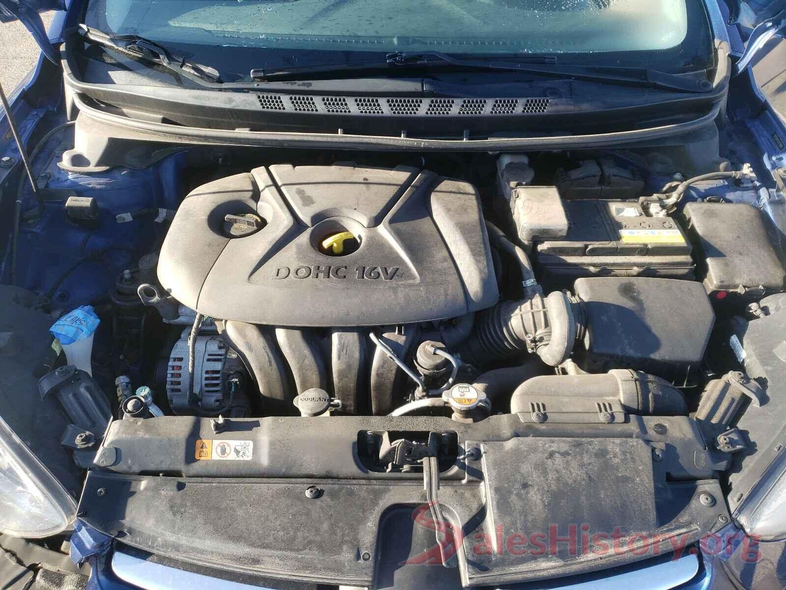 5NPDH4AE5GH719009 2016 HYUNDAI ELANTRA