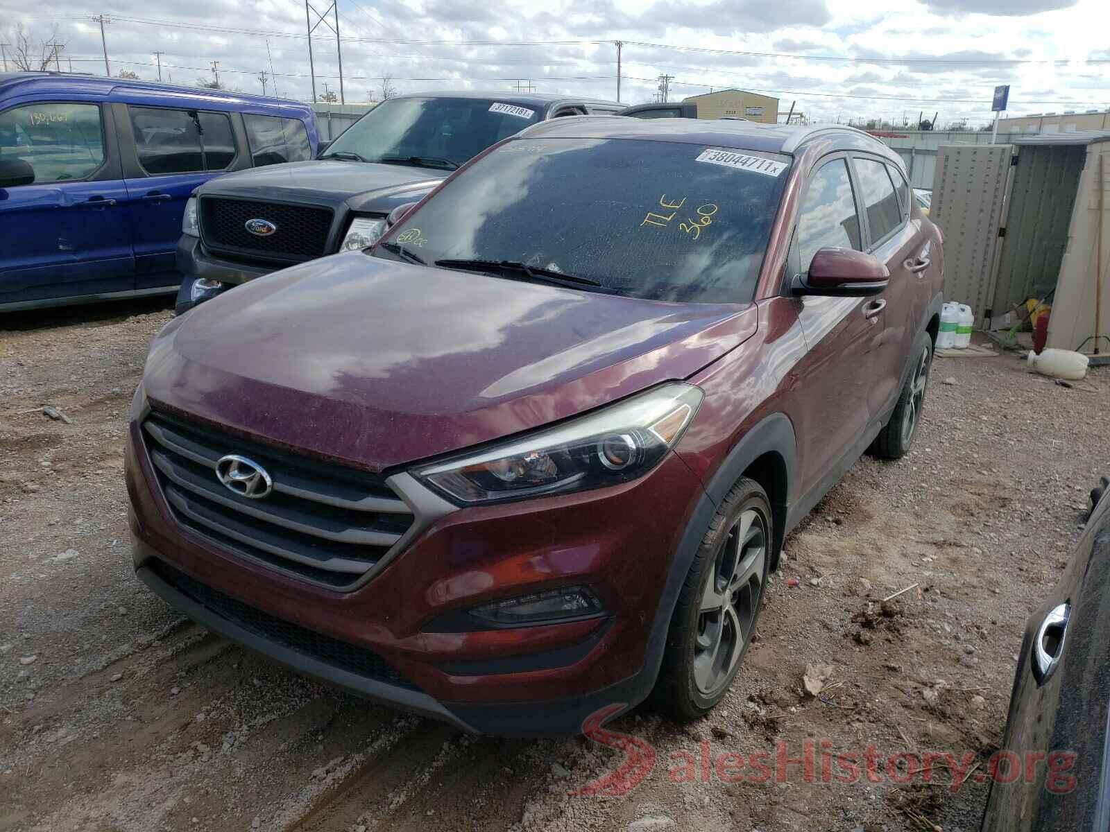 KM8J3CA27GU055914 2016 HYUNDAI TUCSON