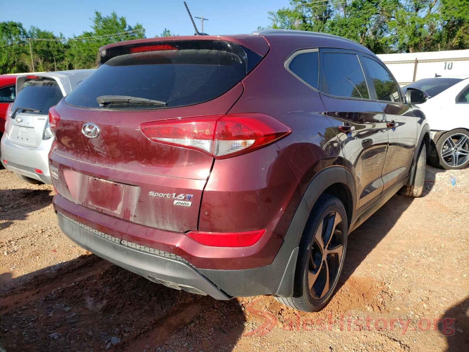 KM8J3CA27GU055914 2016 HYUNDAI TUCSON