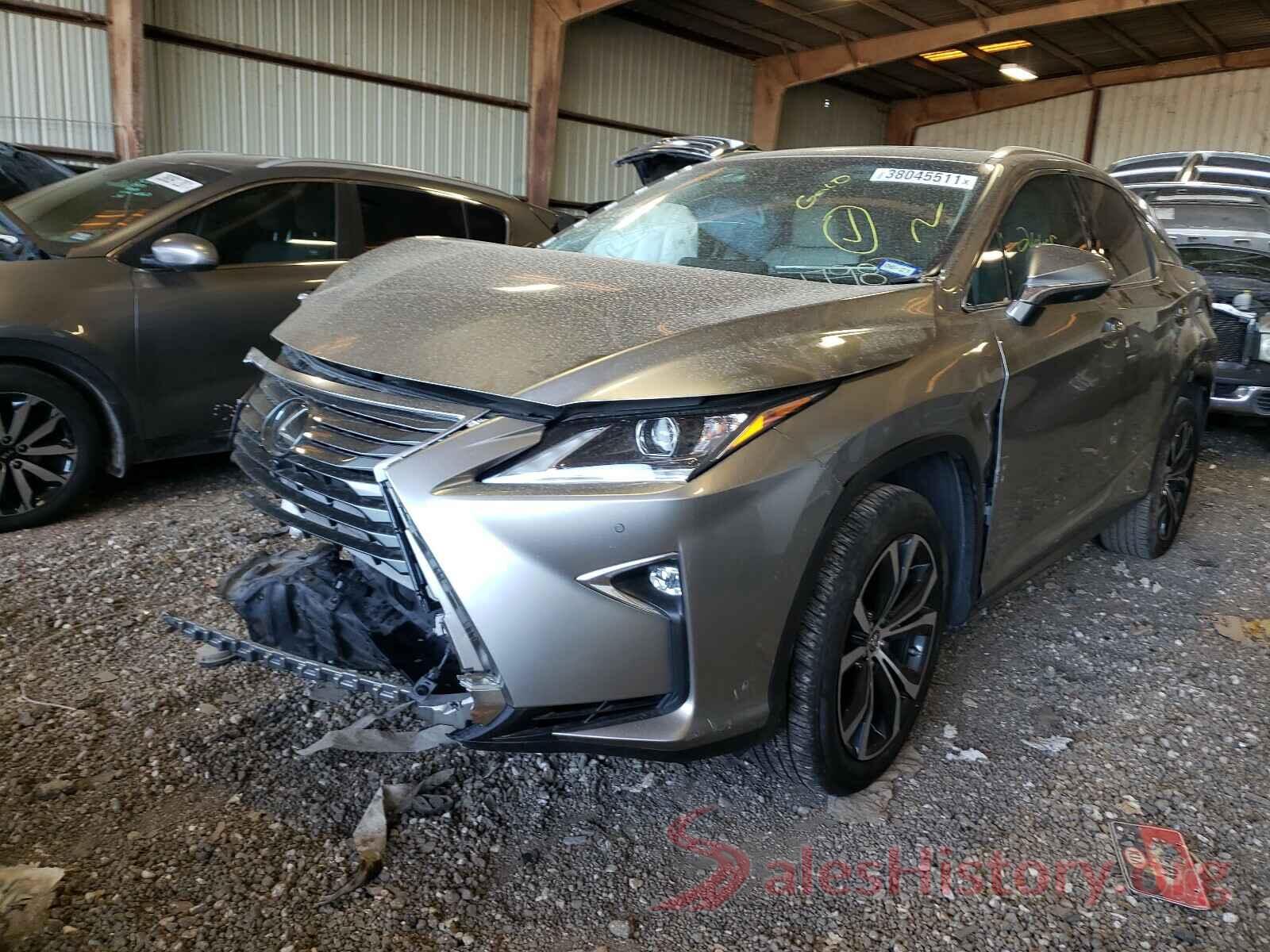 2T2ZZMCAXKC141798 2019 LEXUS RX350