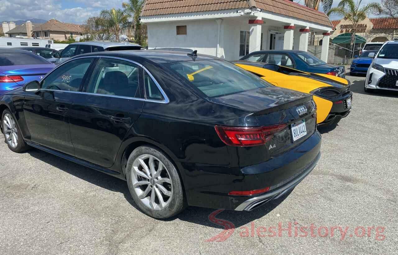 WAUENAF46KN005228 2019 AUDI A4