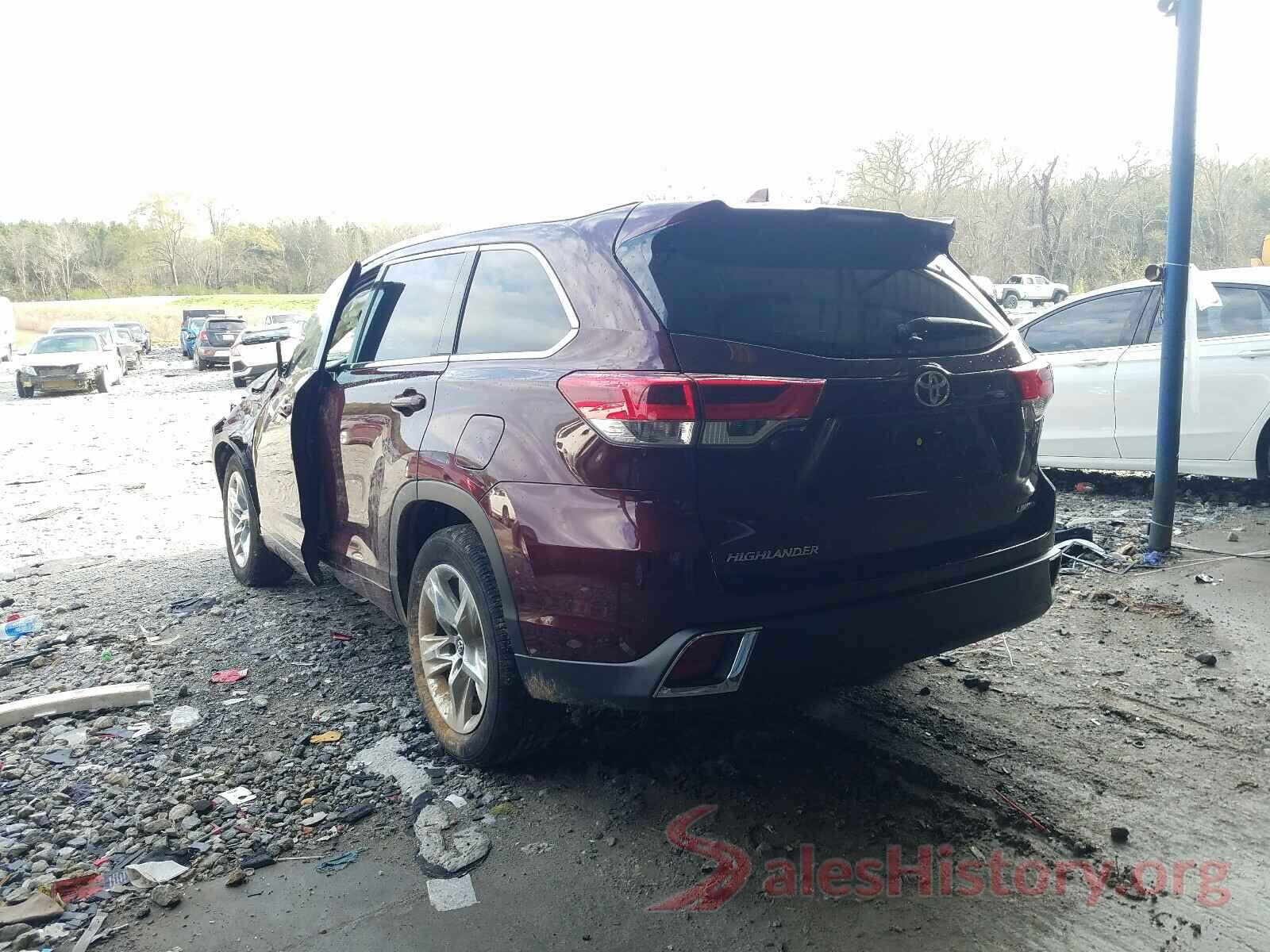 5TDYZRFH8KS334948 2019 TOYOTA HIGHLANDER