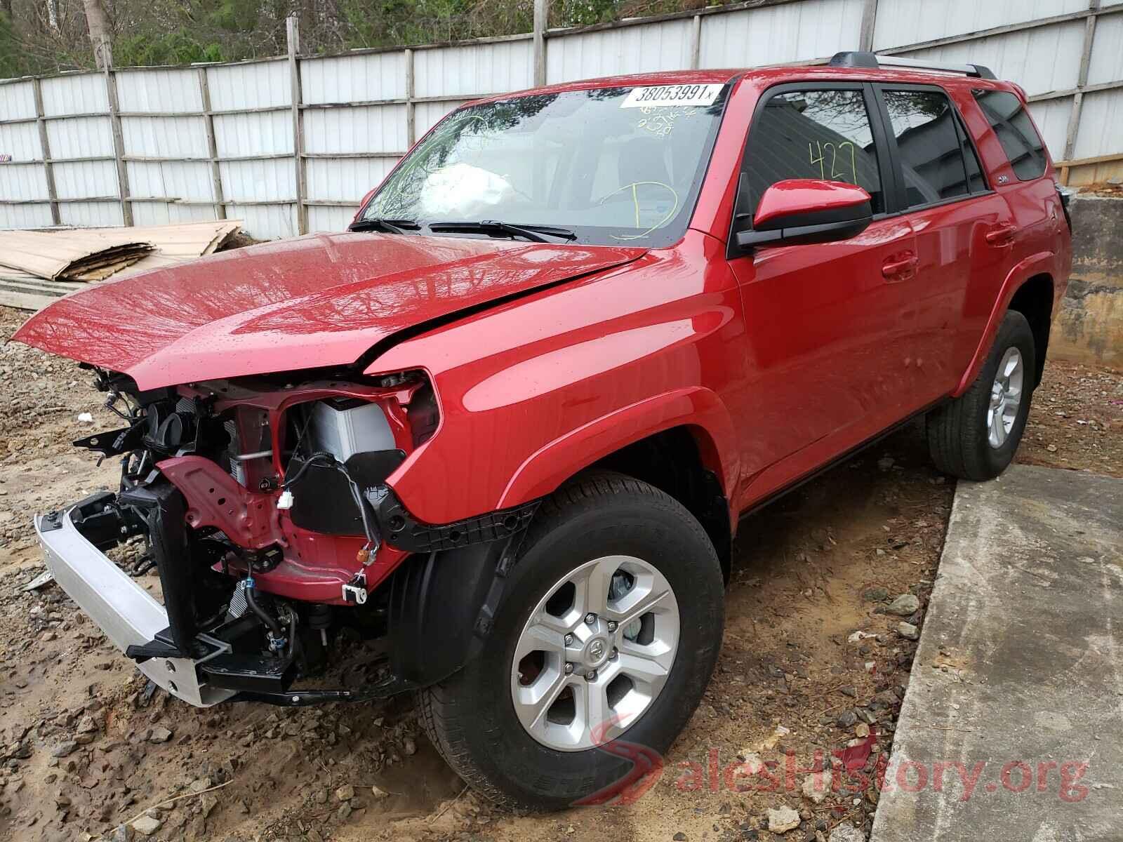 JTEMU5JR6M5893053 2021 TOYOTA 4RUNNER