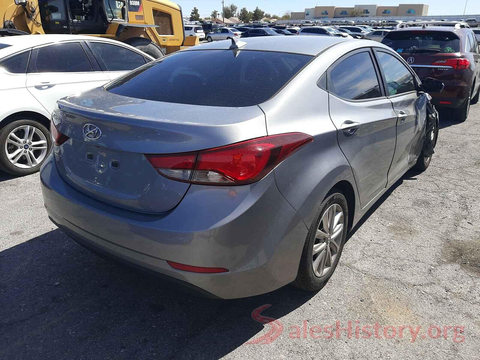 KMHDH4AEXGU489646 2016 HYUNDAI ELANTRA