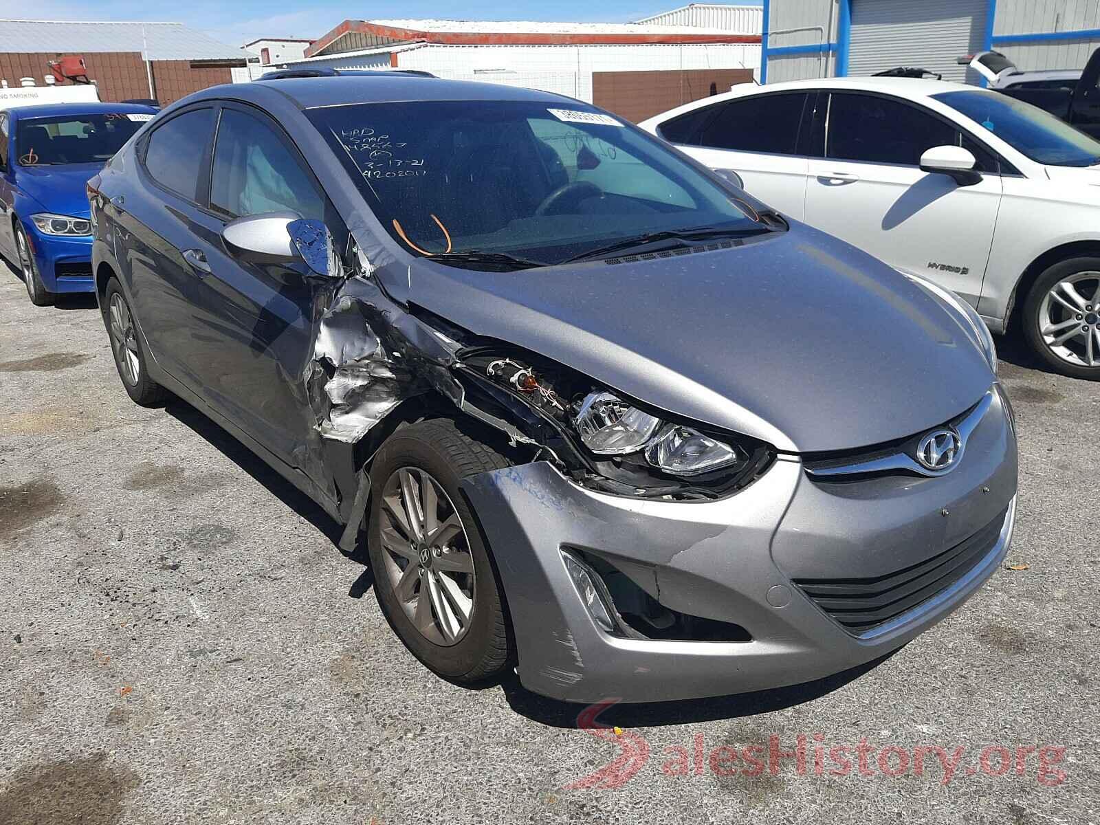 KMHDH4AEXGU489646 2016 HYUNDAI ELANTRA