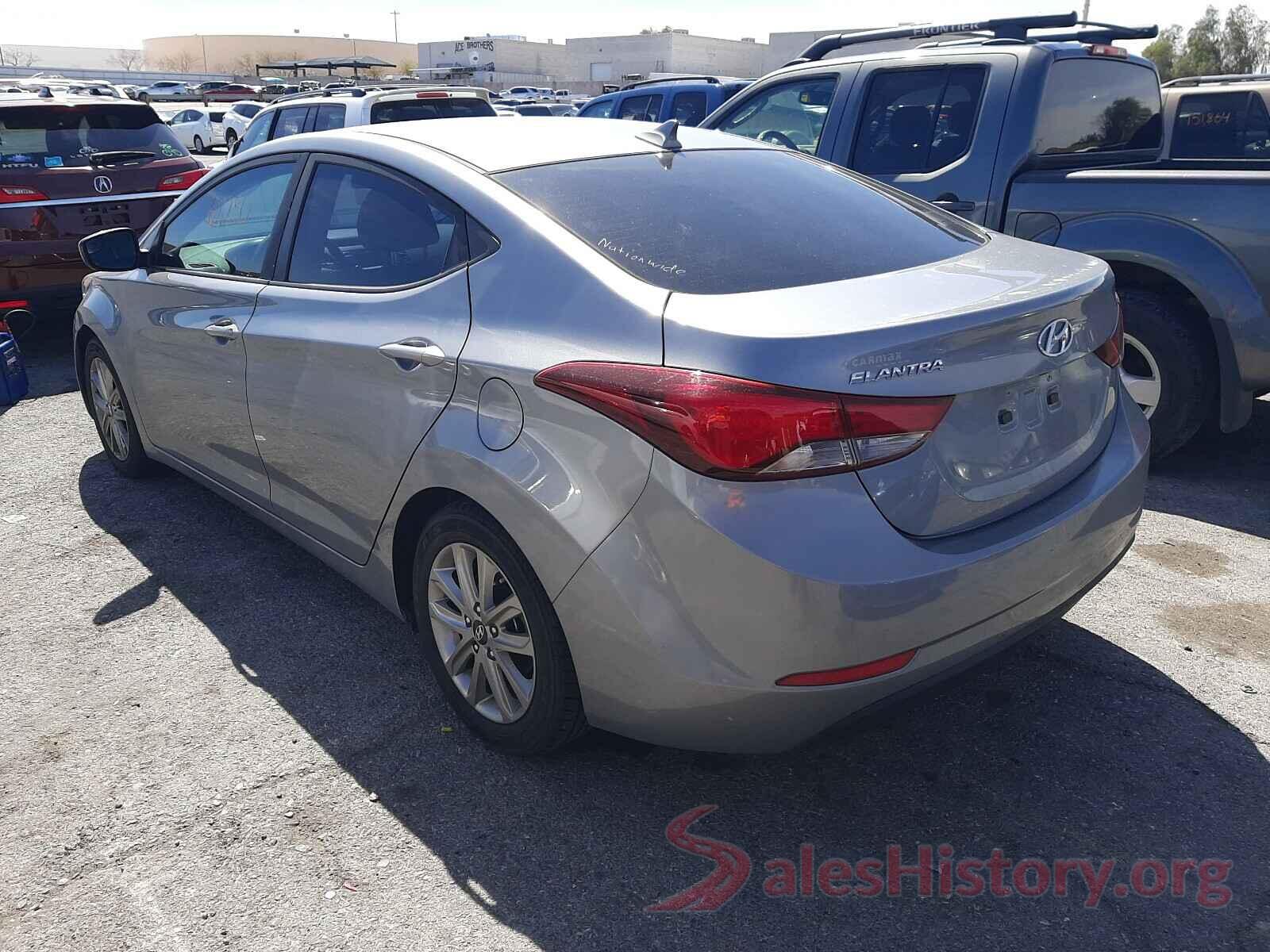 KMHDH4AEXGU489646 2016 HYUNDAI ELANTRA