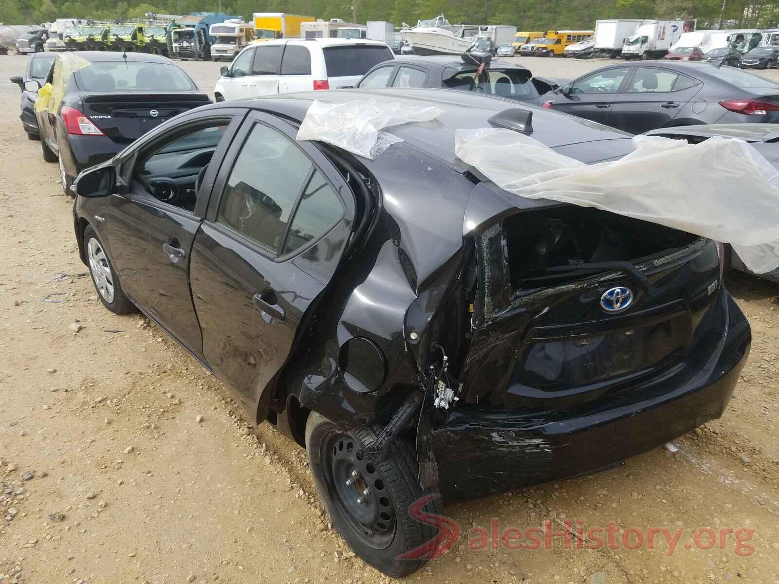 JTDKDTB31F1103744 2015 TOYOTA PRIUS