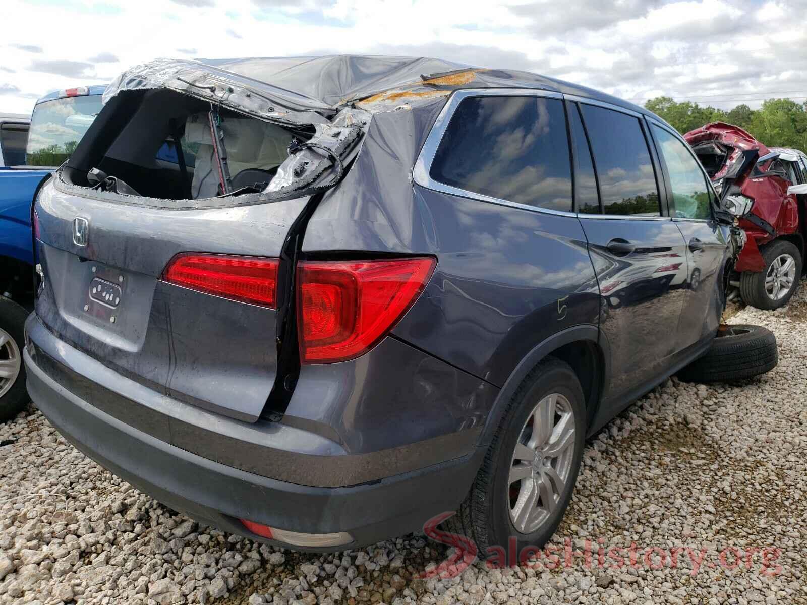 5FNYF5H17GB036307 2016 HONDA PILOT