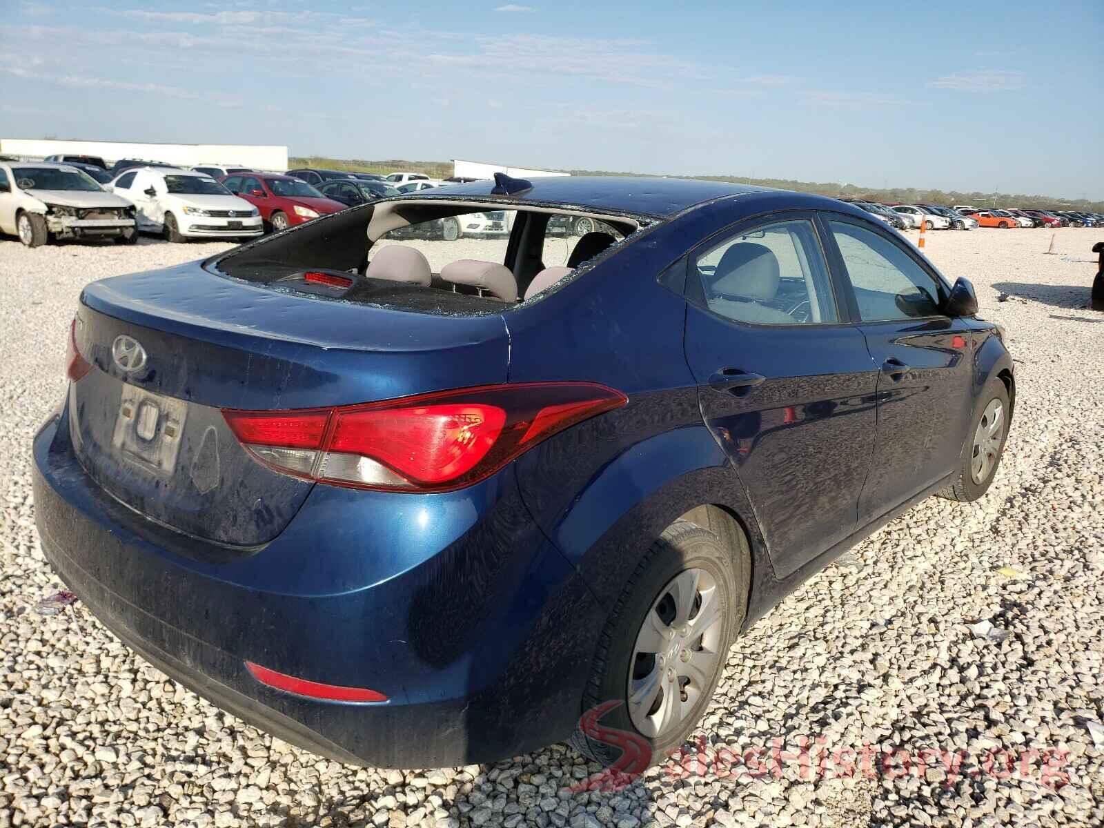 5NPDH4AE3GH705464 2016 HYUNDAI ELANTRA