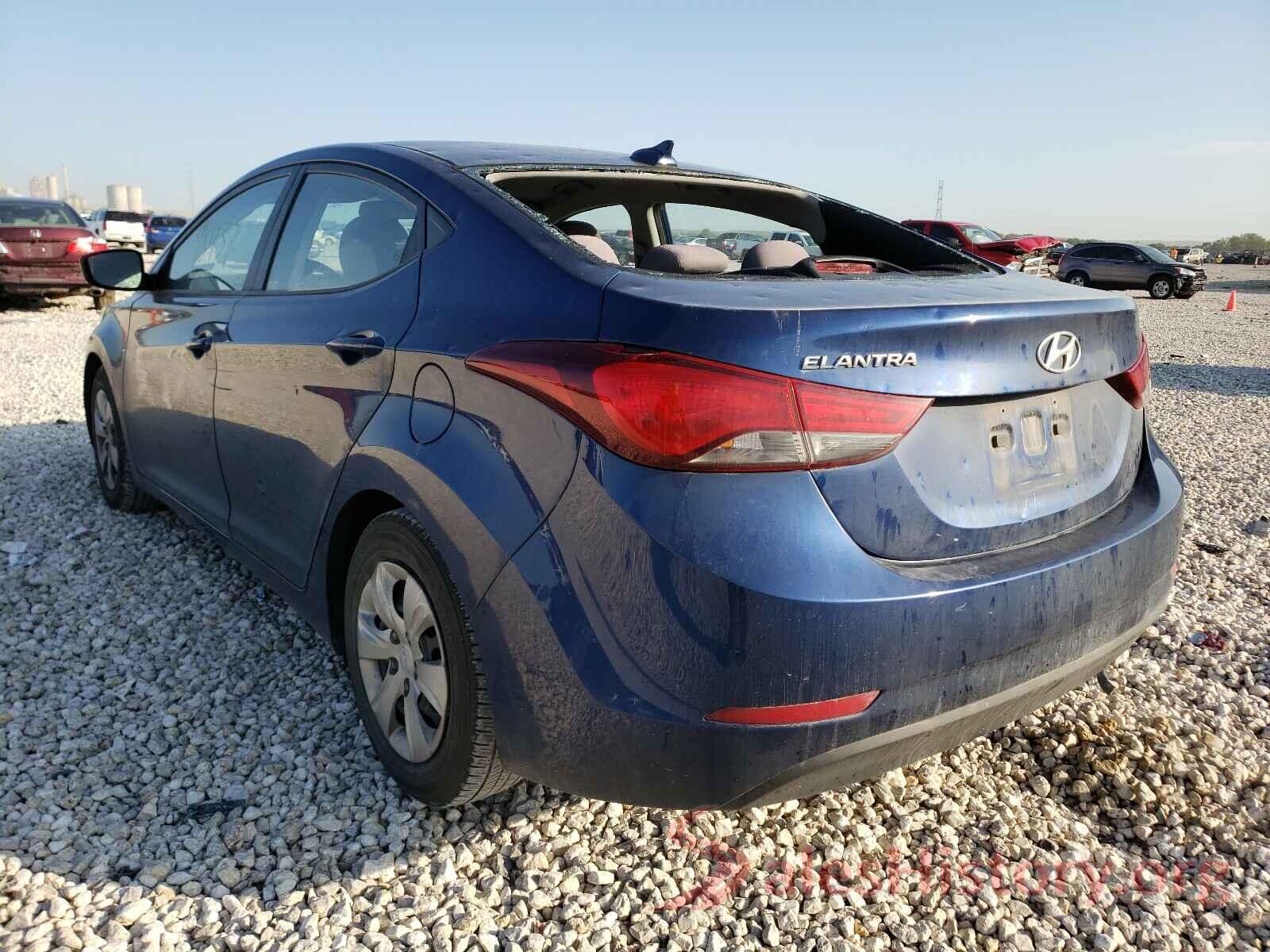 5NPDH4AE3GH705464 2016 HYUNDAI ELANTRA