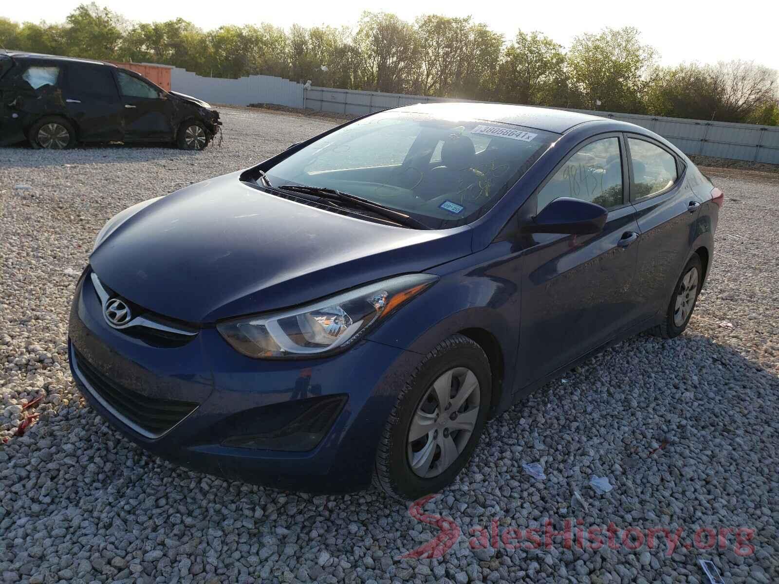 5NPDH4AE3GH705464 2016 HYUNDAI ELANTRA