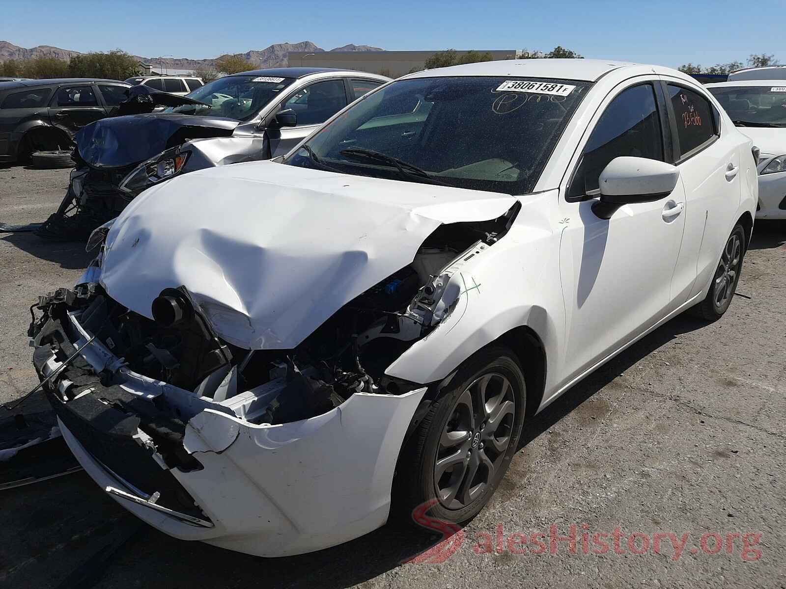 3MYDLBYV5KY511590 2019 TOYOTA YARIS