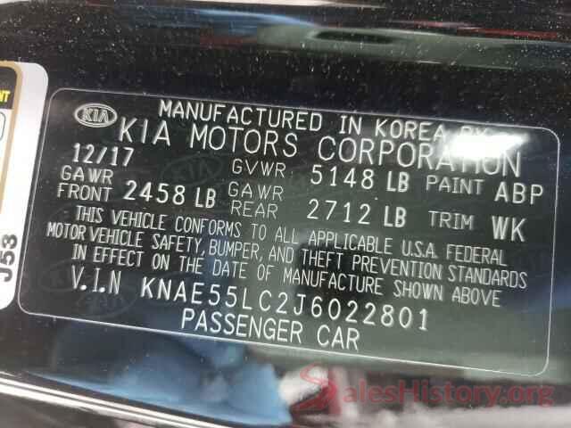 KNAE55LC2J6022801 2018 KIA STINGER