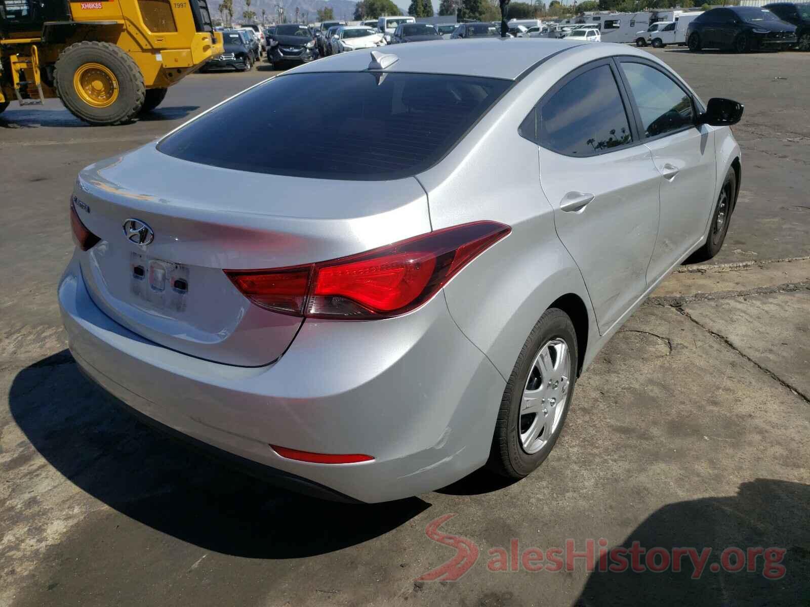 5NPDH4AE2GH710249 2016 HYUNDAI ELANTRA