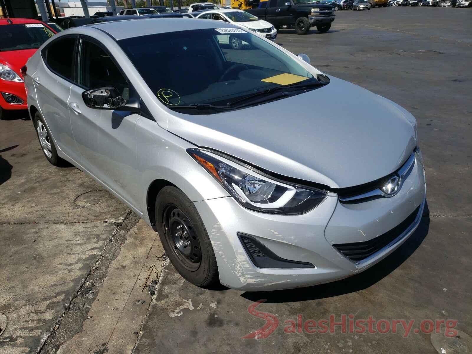 5NPDH4AE2GH710249 2016 HYUNDAI ELANTRA