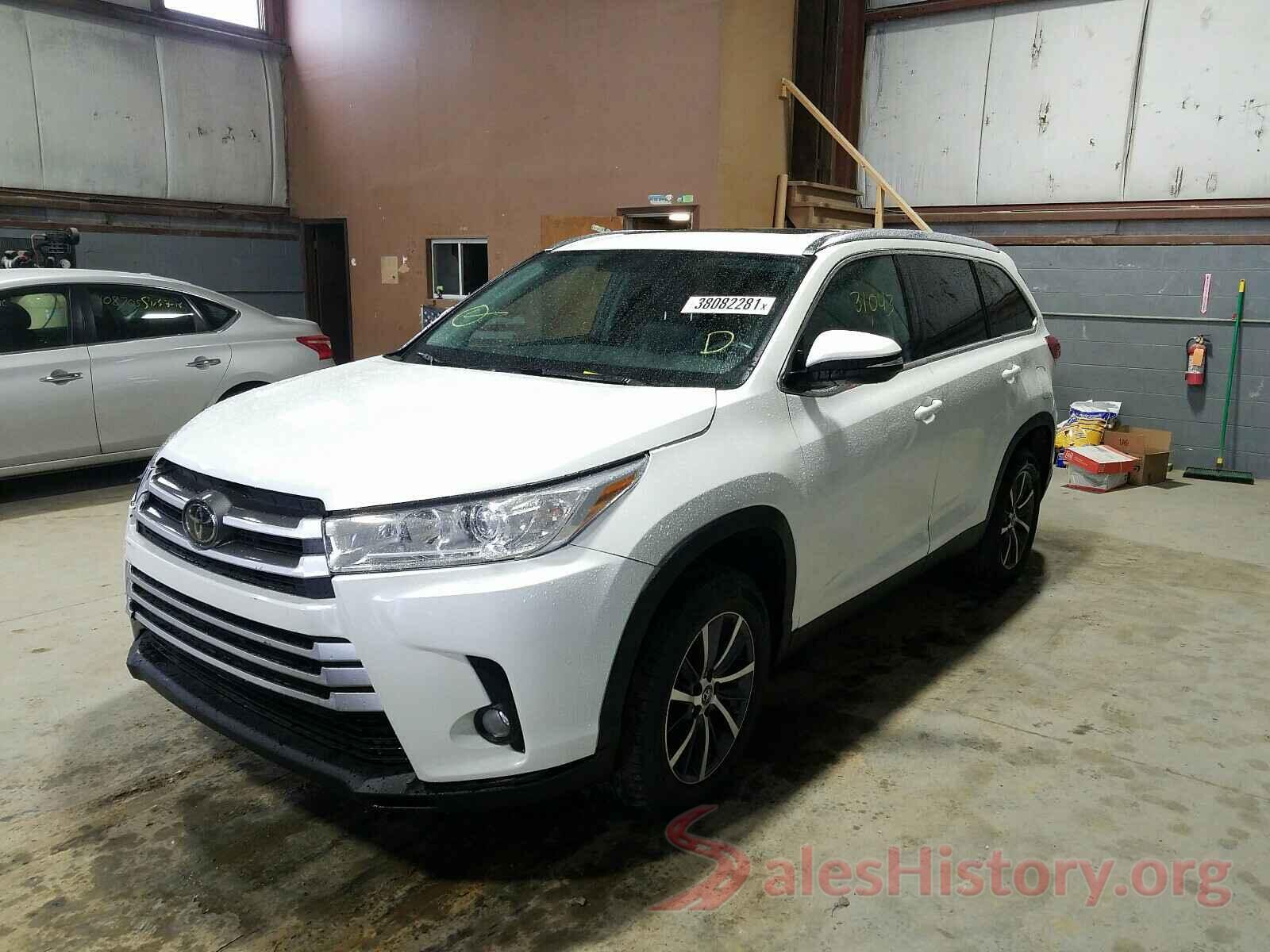 5TDJZRFH8KS577001 2019 TOYOTA HIGHLANDER