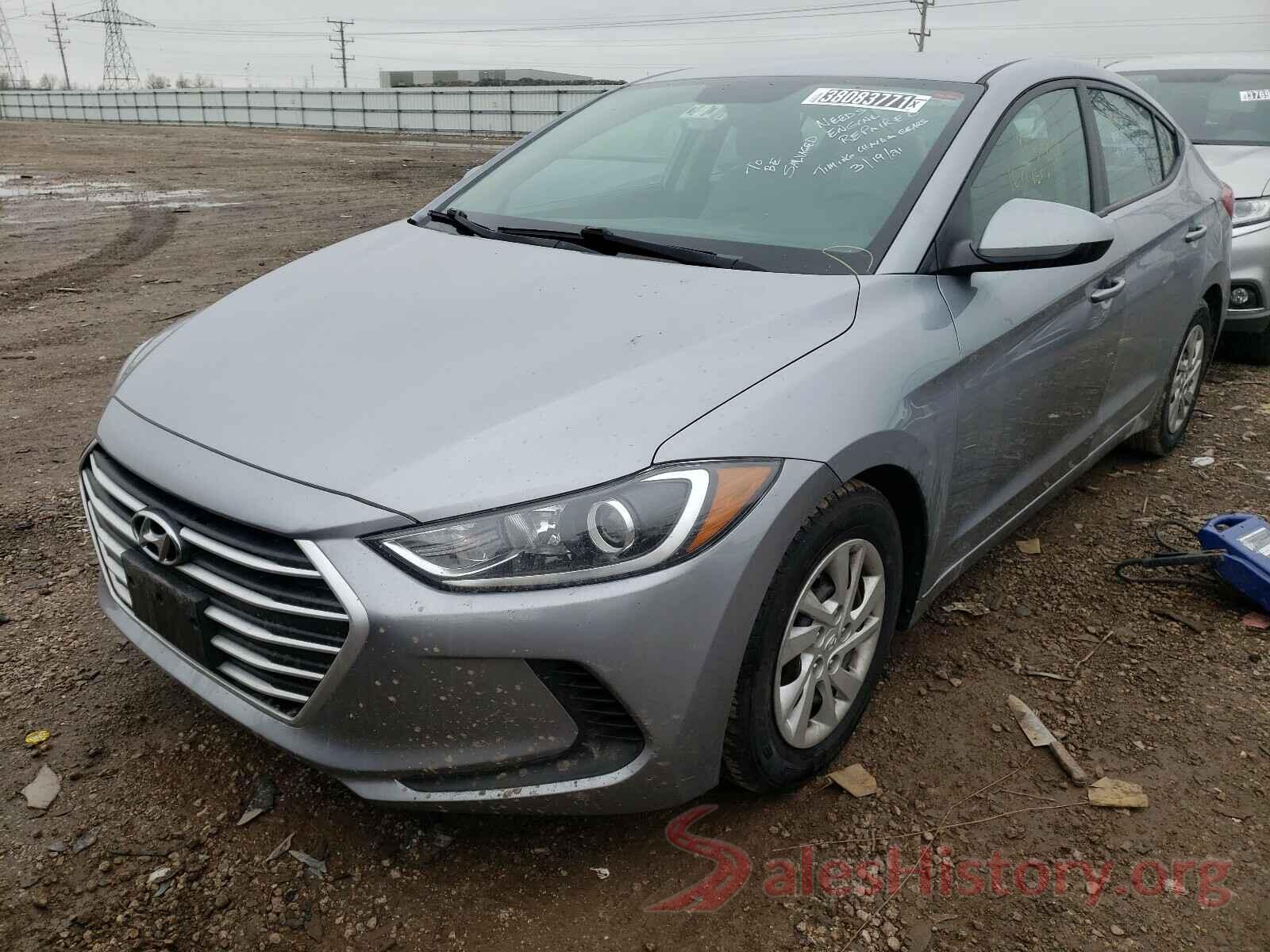 5NPD74LF8HH201650 2017 HYUNDAI ELANTRA