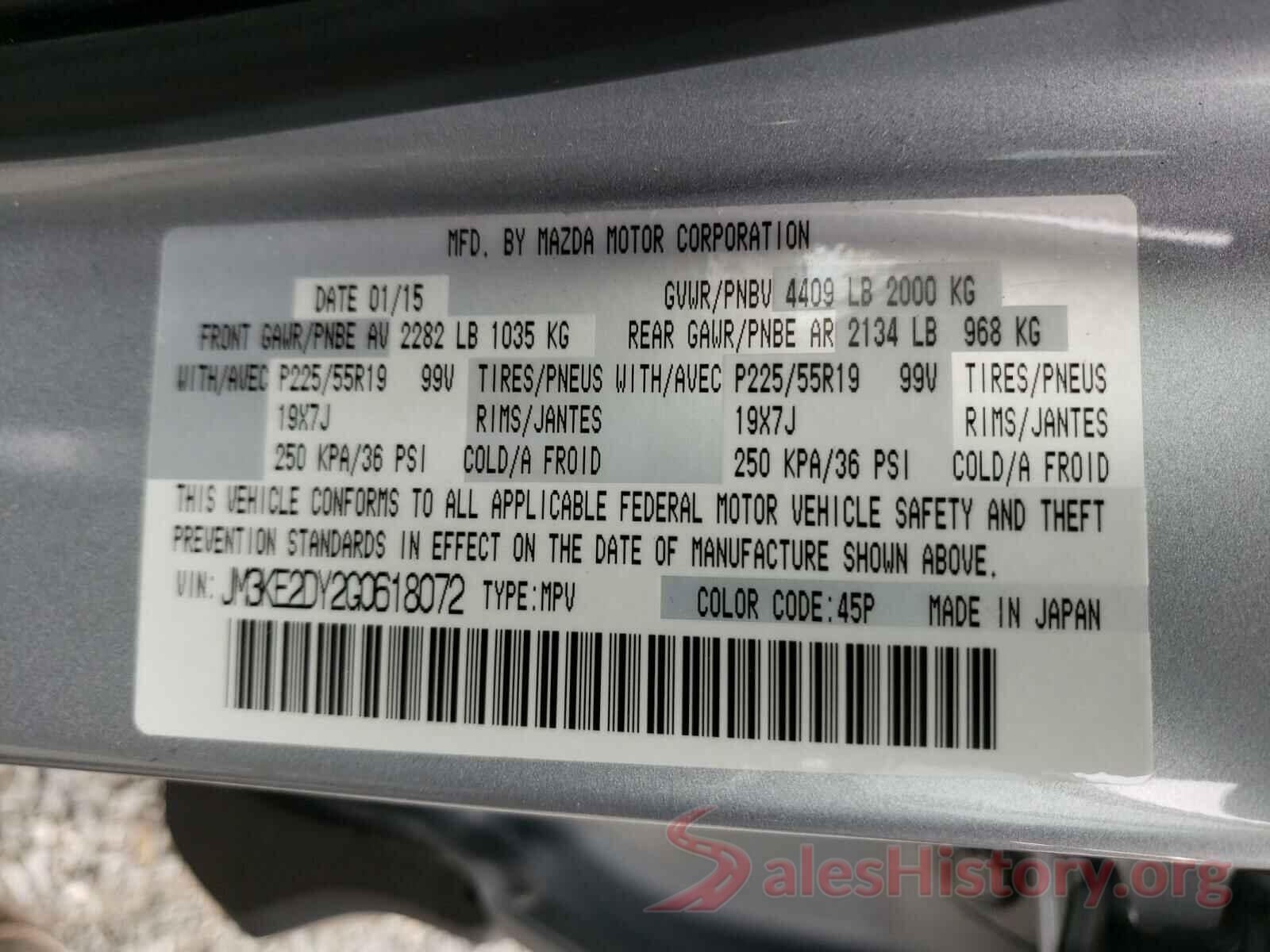 JM3KE2DY2G0618072 2016 MAZDA CX-5