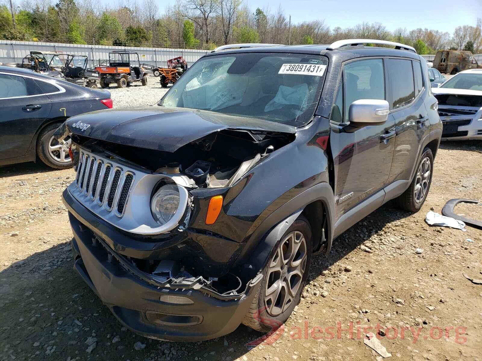 ZACCJADT8GPC66195 2016 JEEP RENEGADE